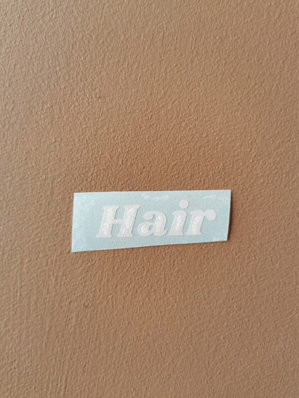 hair hvit label
